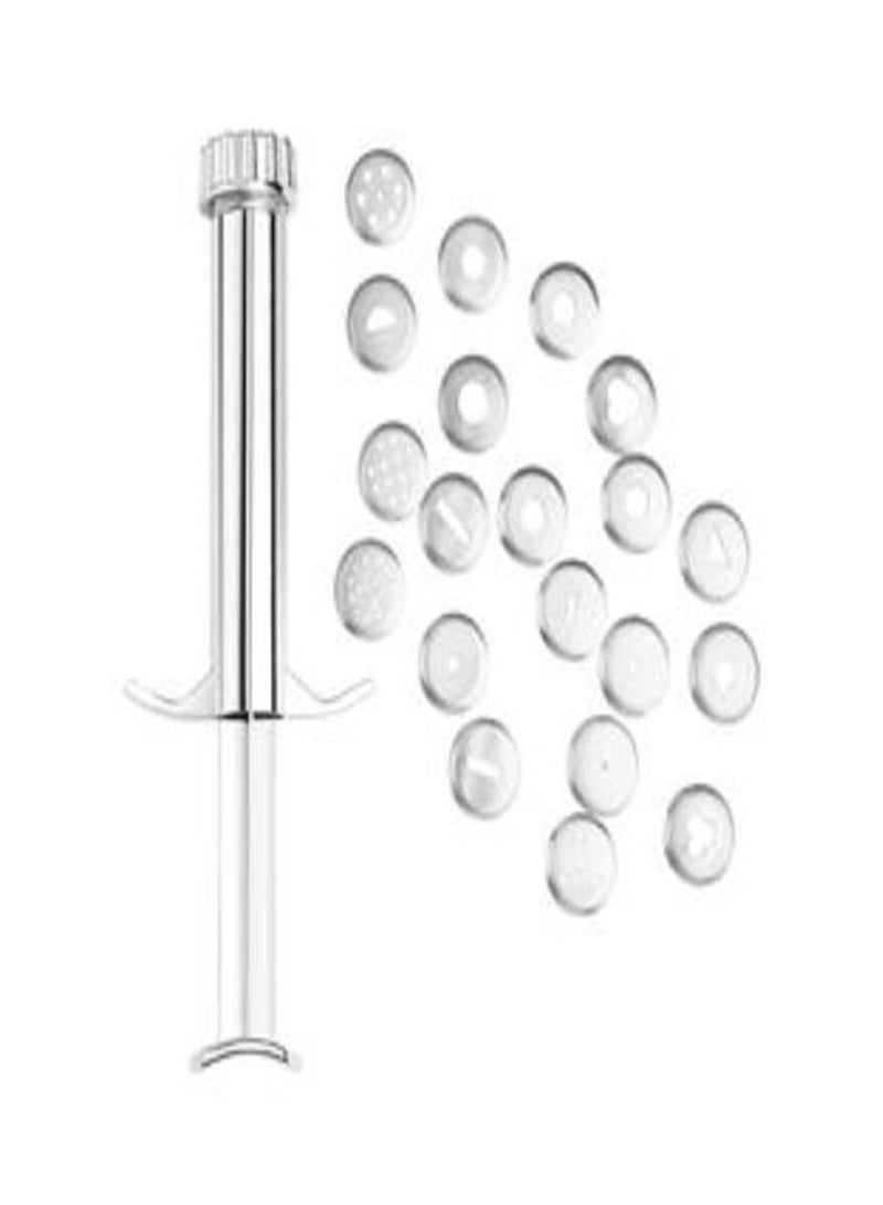 Smart Clay Gun Extruder stainlesswith 20 different shape - Image 1