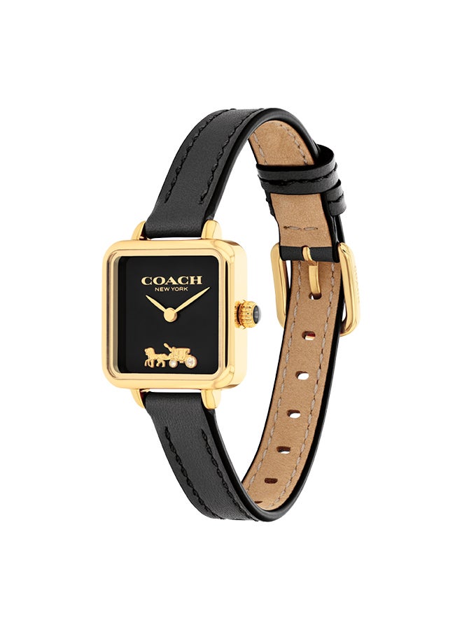 COACH Women's Analog Square Shape Leather Wrist Watch 14504225 - 22 Mm  - Image 2