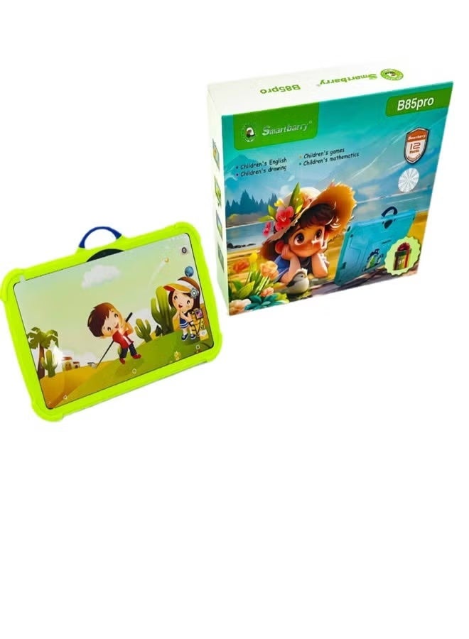 Smartbarry B85PRO 7-inch Kids Learning Tablet with Anti-Fall Protective Cover – Android Touchscreen, Educational Games, Parental Control, WiFi, Eye Protection, Cartoon Hand-Painted Design – Lightweight and Kid-Safe Entertainment Device - Image 4