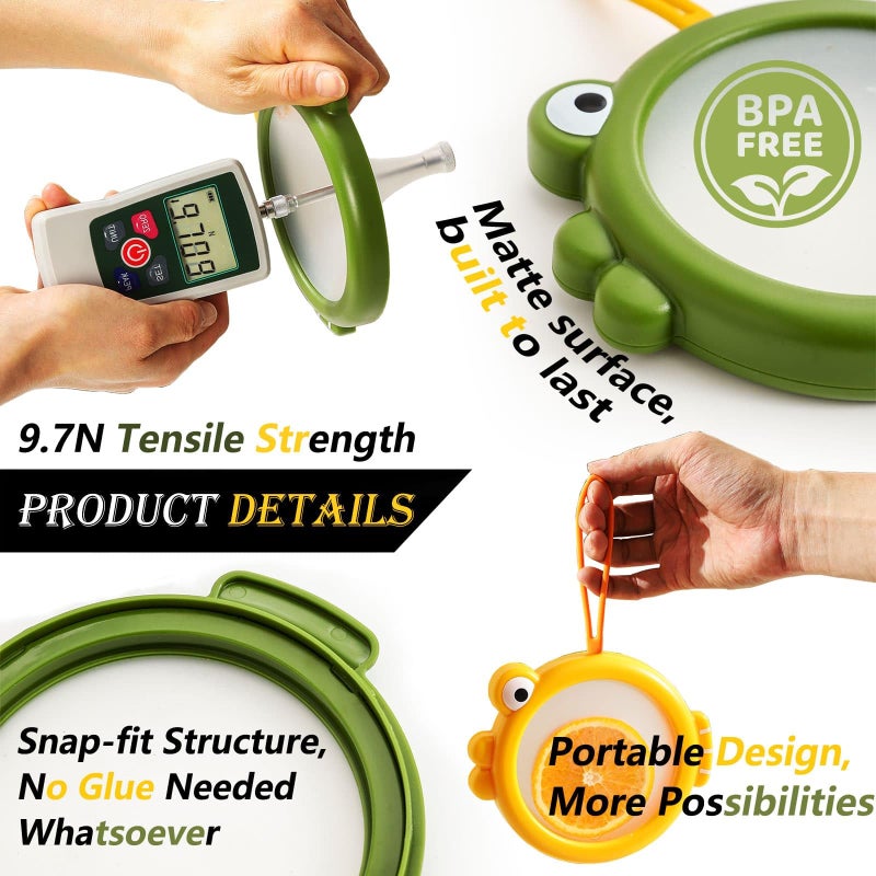 Erehere 4-Piece Airtight Food Storage Containers Set â€“ Avocado Saver, Onion Keeper, Silicone Kitchen Organizers for Fridge, Reusable & Leak-Proof to Lock in Freshness - Image 5