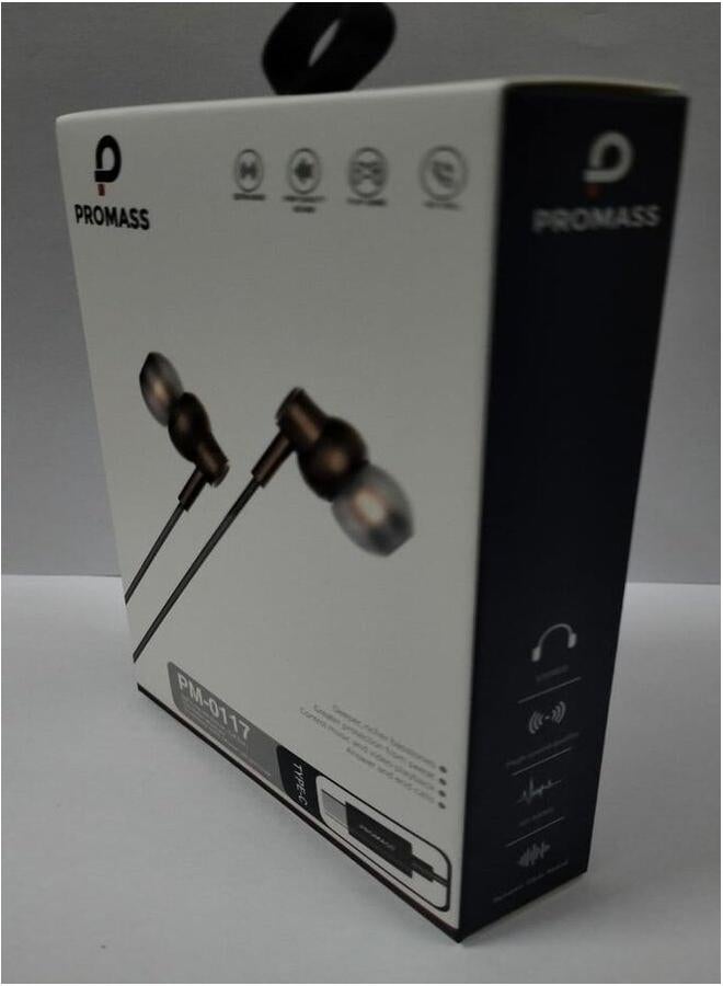 PROMASS Type-C Earphone Parameters Black. - Image 2