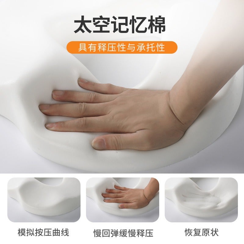 Pi Shang Tian وسادة إسفنجية ذكية للبواسير – تصميم مجوف لتهوية ممتازة، داعمة للعصعص، مضادة للانضغاط، للاستخدام في المكتب والمنزل - Image 3
