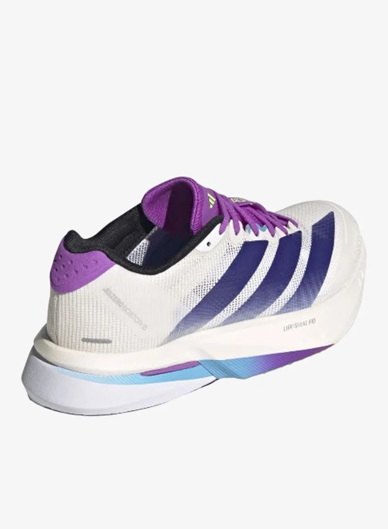 اديداس أحذية أديداس أديزيرو بوسطن  للنساء بيضاء للجري