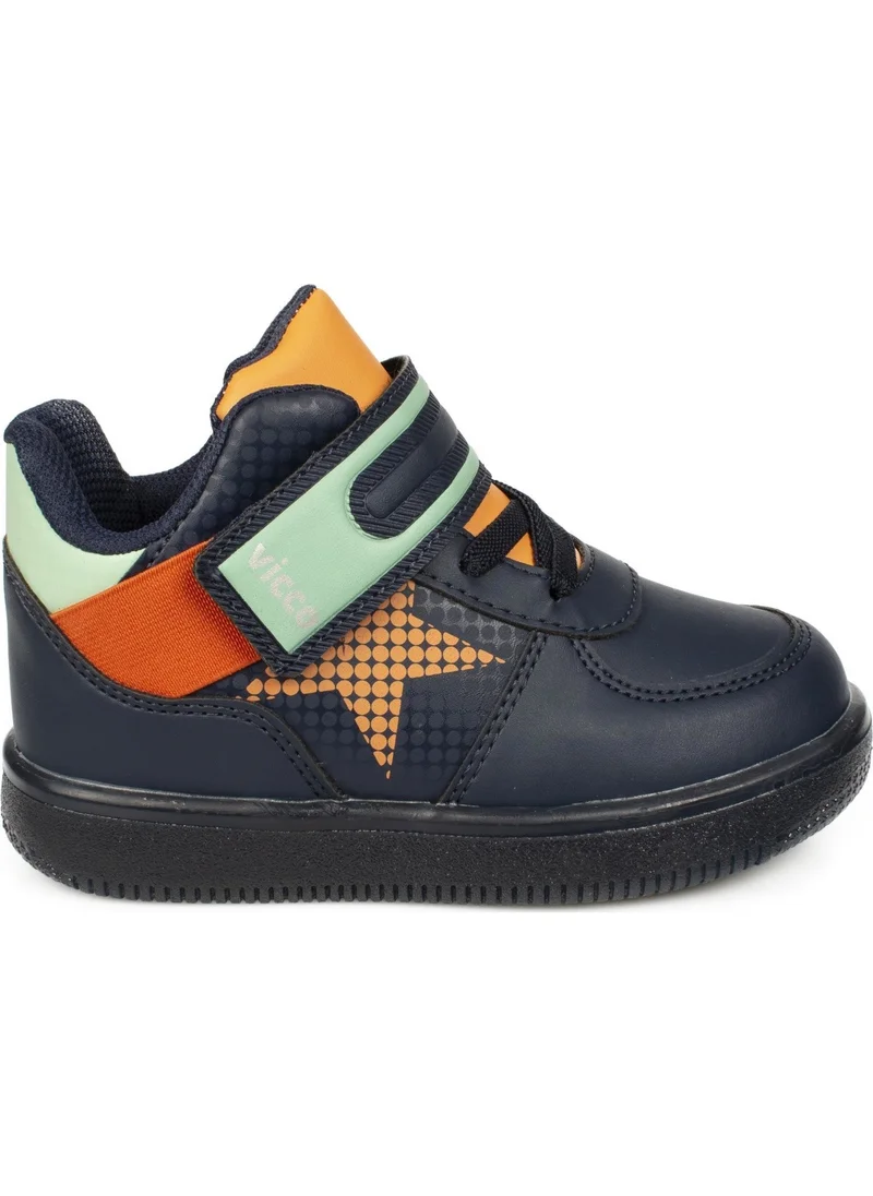 VICCO 220.P20K.106 Booties Lighted Navy Blue Kids Boots