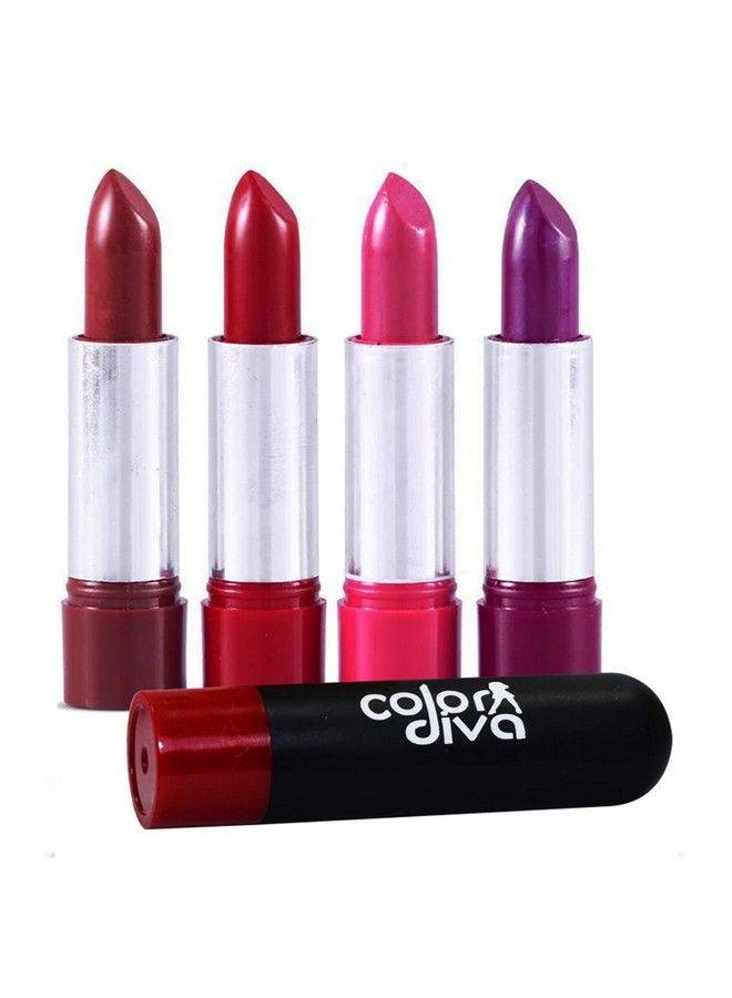 Color Diva عبوة أحمر شفاه متعددة الألوان مكونة من 4 قطع - Image 2