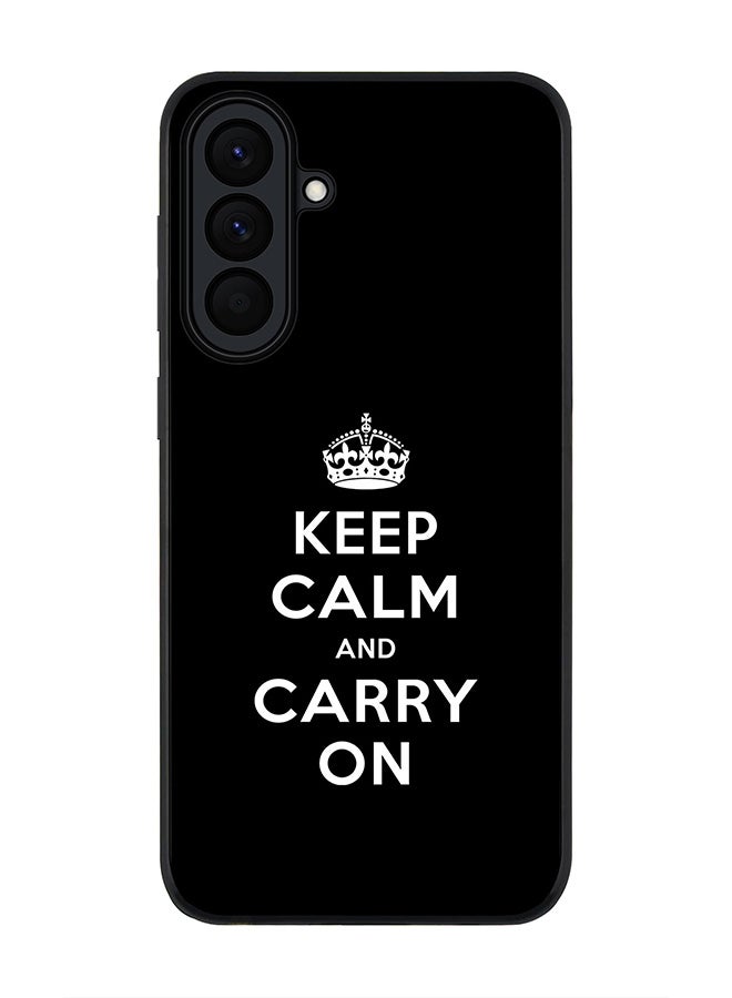 Stylizedd For Samsung Galaxy A57 Case,Slim fit Camera Protection, Shockproof Thin Phone cover  - Keep calm and carry on - Image 1