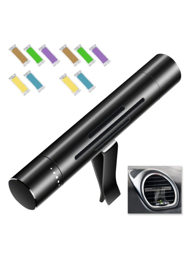 KOWVOWZ Car Air Freshener, Scents Diffuser Vent Clips Perfume Essential Oil Sticks, Diffuser Vent Clip with 10 Refill Sticks 6 Essential Oil Scents for Women Men Automotive Fragrance Decoration Accessories - Image 1