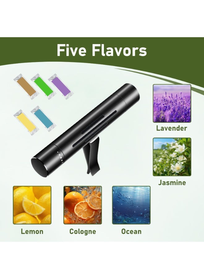 KOWVOWZ Car Air Freshener, Scents Diffuser Vent Clips Perfume Essential Oil Sticks, Diffuser Vent Clip with 10 Refill Sticks 6 Essential Oil Scents for Women Men Automotive Fragrance Decoration Accessories - Image 4
