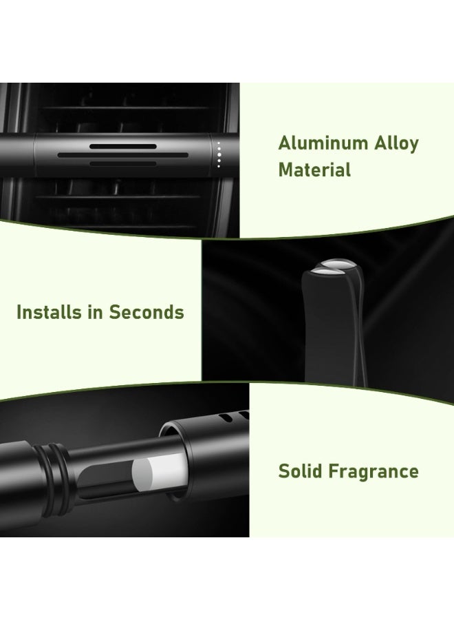 KOWVOWZ Car Air Freshener, Scents Diffuser Vent Clips Perfume Essential Oil Sticks, Diffuser Vent Clip with 10 Refill Sticks 6 Essential Oil Scents for Women Men Automotive Fragrance Decoration Accessories - Image 3