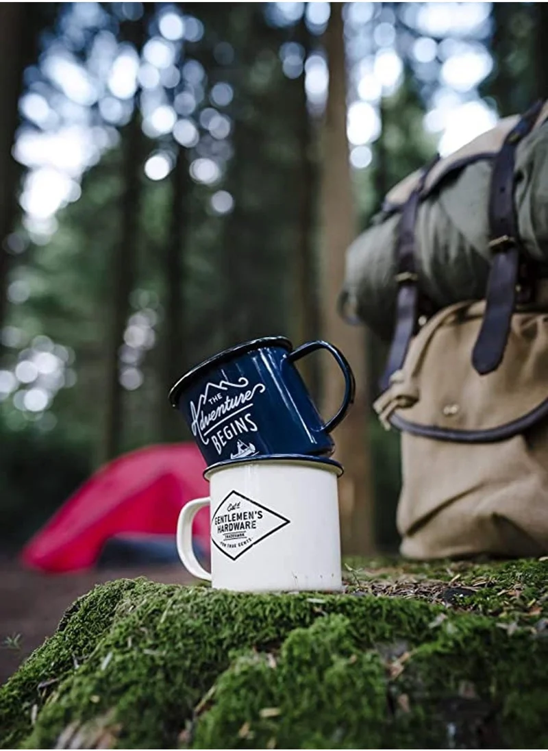 GENTLEMEN'S HARDWARE Enamel Mug - Adventure Begins