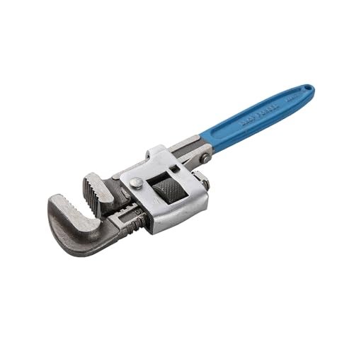 AGRICO TATA Stilson Type Pipe Wrench | Ideal for Construction & Heavy-Duty Applications for Industrial & Professional Use | Alloy Steel Wrench | GREY & BLUE | Size - 8Inch/ 200mm - Image 5