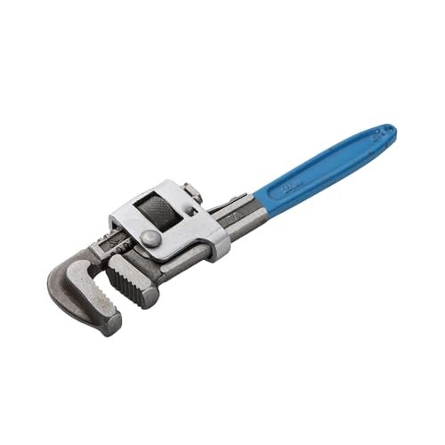 AGRICO TATA Stilson Type Pipe Wrench | Ideal for Construction & Heavy-Duty Applications for Industrial & Professional Use | Alloy Steel Wrench | GREY & BLUE | Size - 8Inch/ 200mm - Image 1