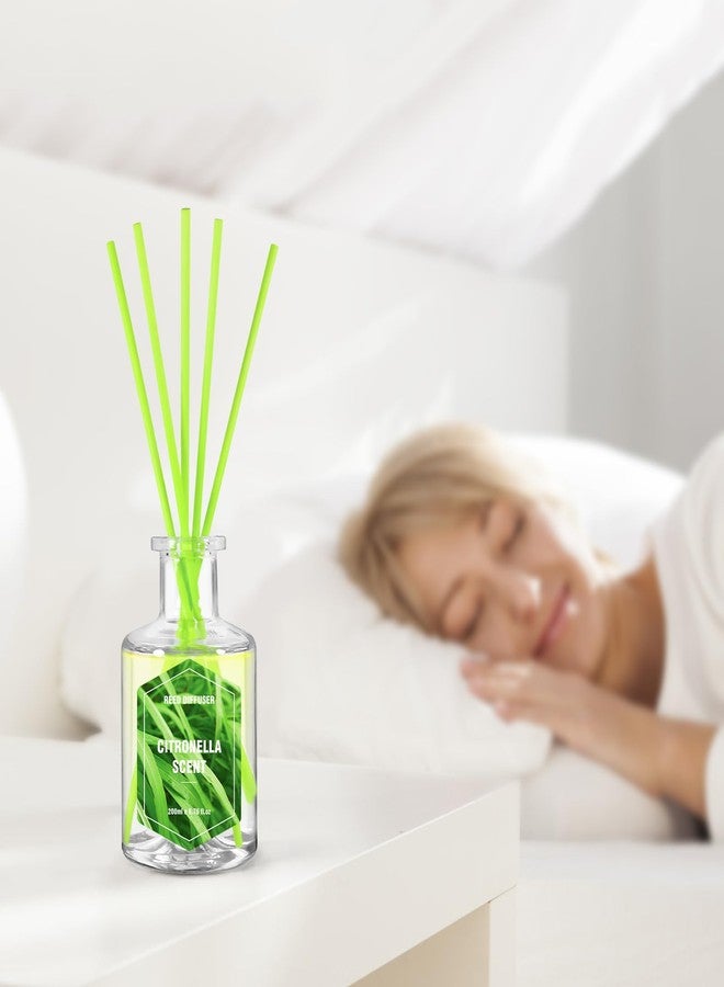 SCENTORINI Citronella Reed Diffuser Set, 6.7 Fl Oz Scented Diffusers for Home, Citronella Oil Reed Diffusers Refills, Suitable for Bedroom, Bathroom, Patio, Camping, Courtyard, Pool, Outdoor Use - Image 4