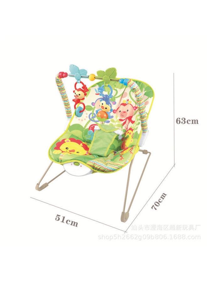 CX Baby Rocking Chair Home Companion New Toys Intelligent Multi-functional Electric Vibration Tropical Rain Forest Early Education Toys - Image 4