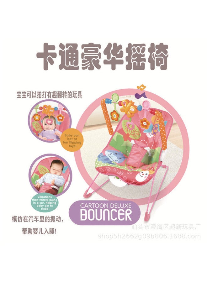 CX Baby Rocking Chair Home Companion New Toys Intelligent Multi-functional Electric Vibration Tropical Rain Forest Early Education Toys - Image 3