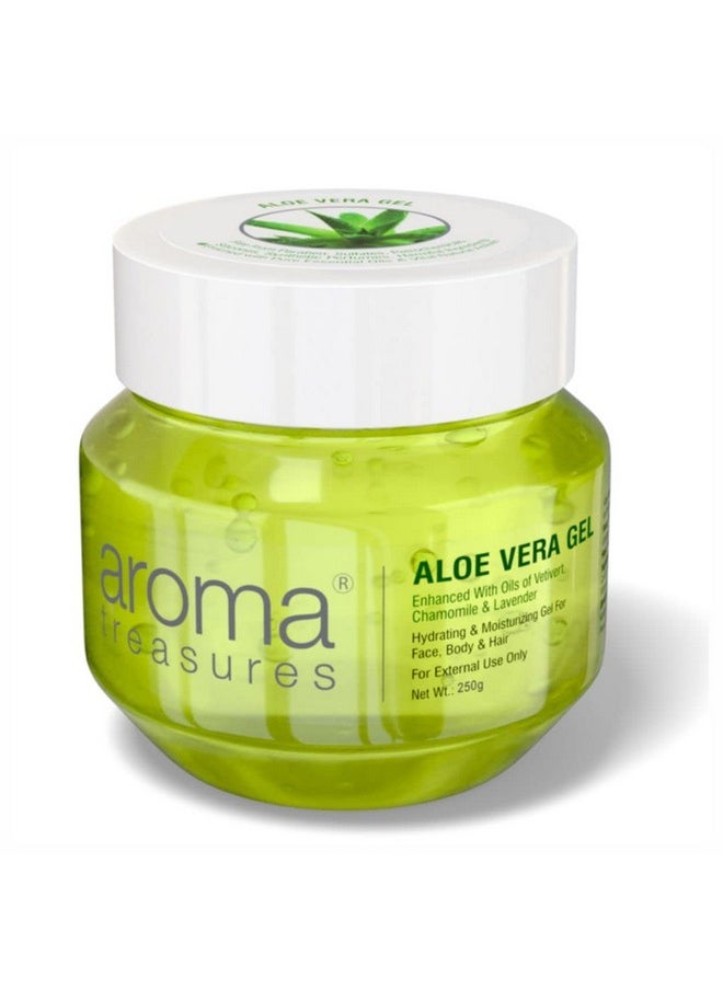 Aroma Treasures Aloe Vera Gel For Face, Skin, Body & Hair | Paraben Free Aloevera Gel For Glowing Skin Suitable For Men & Women 250 G (Pack Of 1)  - Image 1