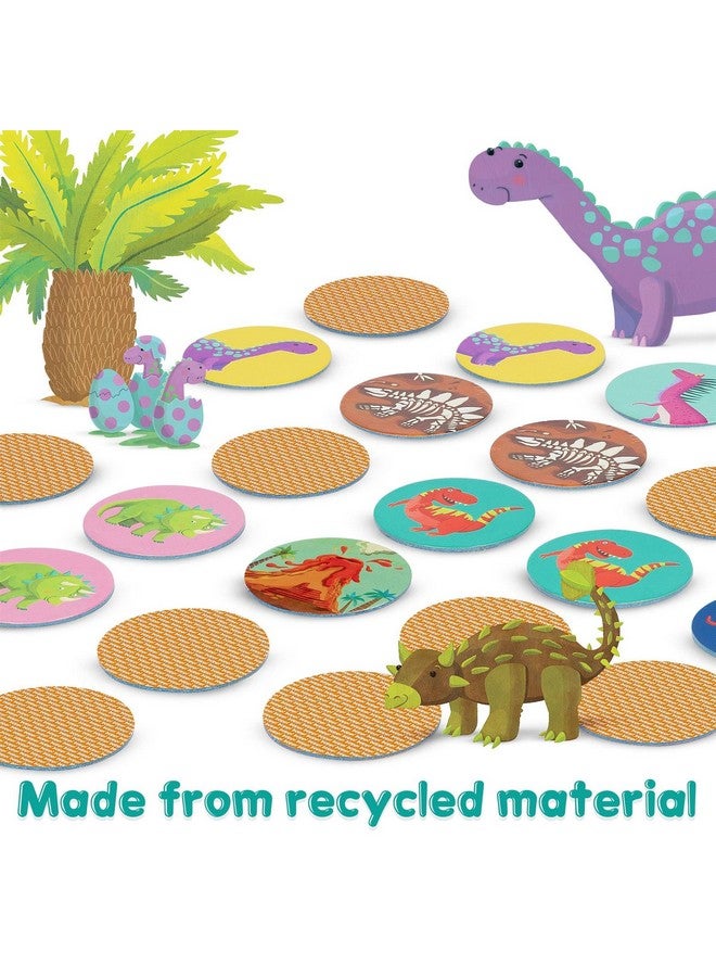 boppi Pairs Memory Game/Matching Game for Toddlers - Engaging Educational/Montessori Memory Matching Game for Kids Age 3 and Up - Dinosaurs - Image 4
