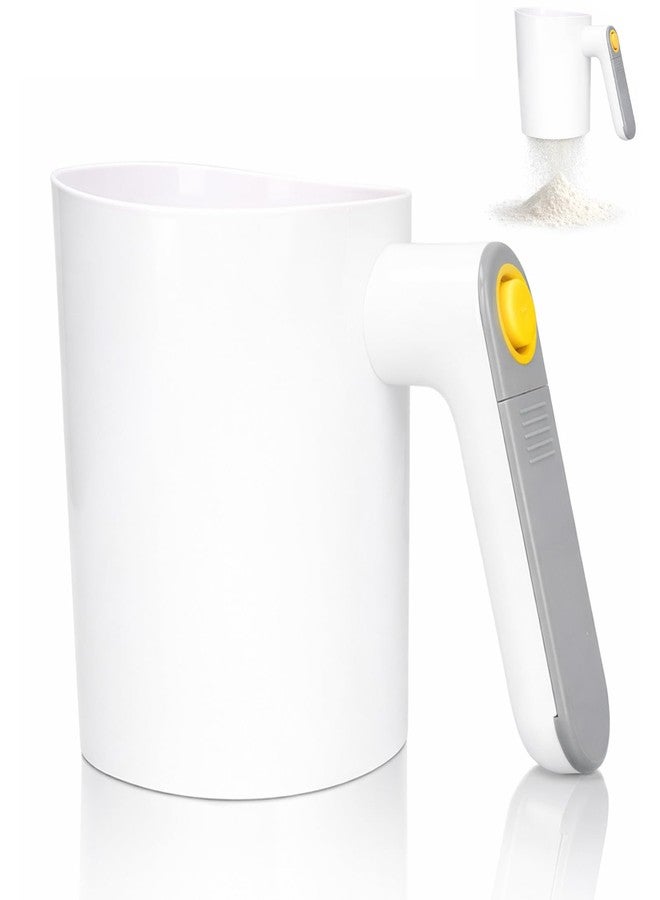 Jwthee Electric Flour Shifter with Handle, 4 Cup Battery Operated Fine Mesh Strainer Flour Sifter One Hand Ergonomical Handle Flour Sieve for Cooking, Pastry Baking - Image 1