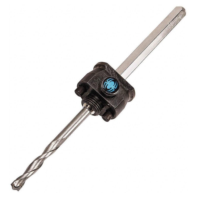 Spyder 12in Hex 10 High Speed Steel Hole Saw Arbor For Wood Plastic Metal