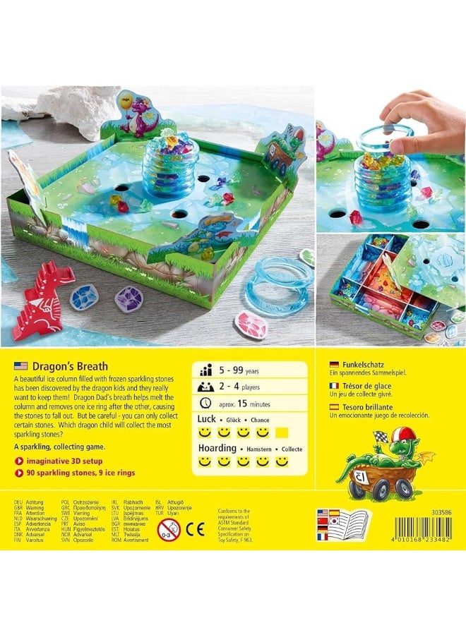 HABA Dragon's Breath - 2018 Kinderspiel des Jahres (Children's Game of The Year) Winner - an Exciting Collecting Game for 2-4 Players Ages 5+ - Image 3