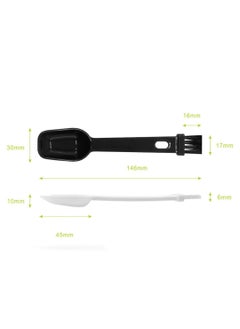 MIBRU Coffee Cleaning brush and spoon Espresso Machines Scooping Tea Powder Barista Home Kitchen  - Image 2