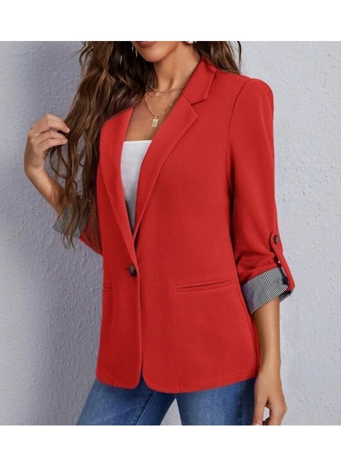 Shougu Fashionable Slim Fit Temperament Suit Jacket  - Image 4