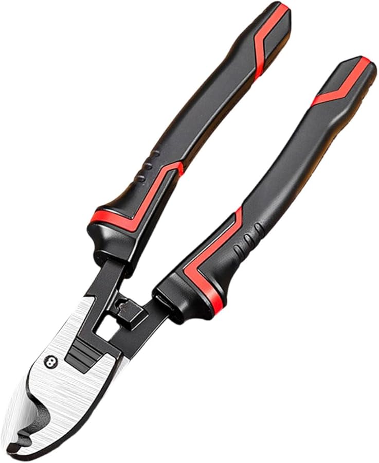 8 Inches Industrial Multifunction Electrician Cable Wire Shear Noise Reduction Technology Alloy Steel Cutter - Image 5