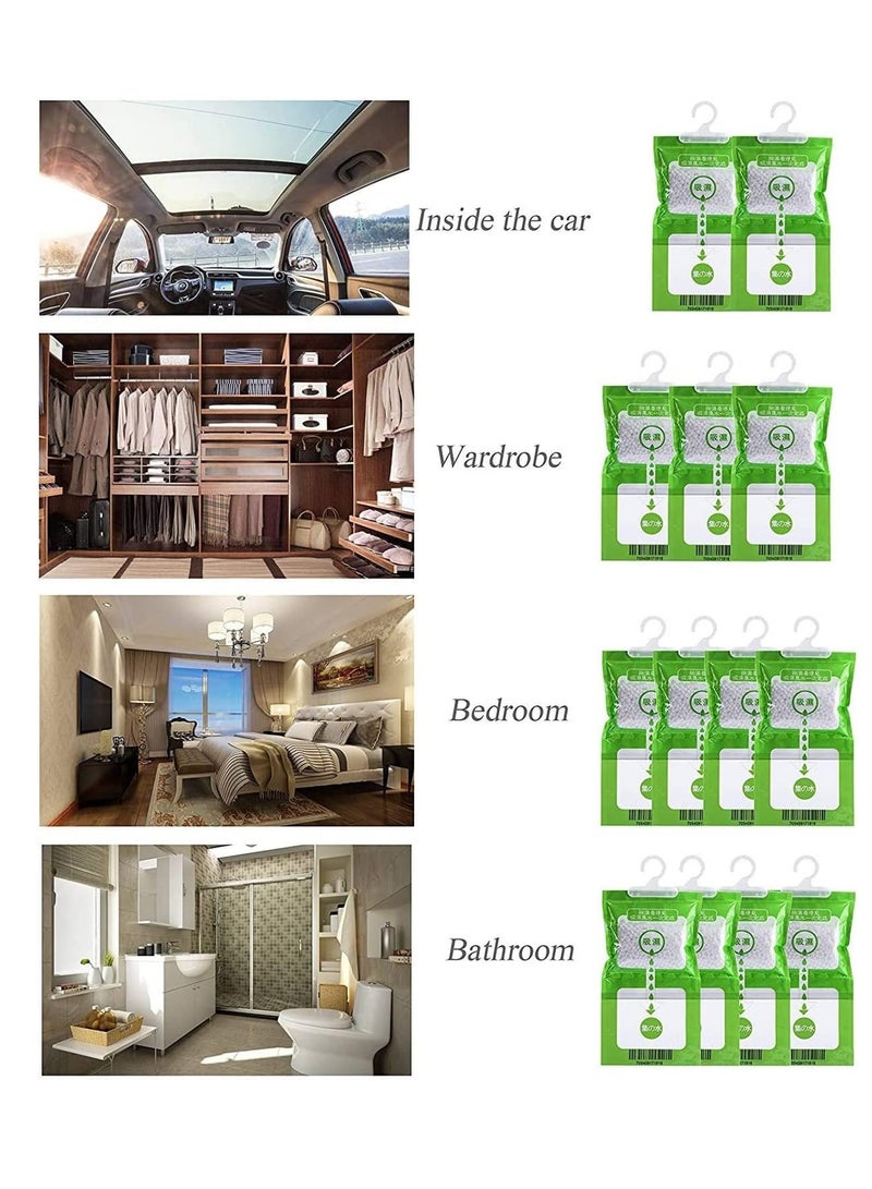 TYCOM Dehumidifiers, Hanging Humidity Packs for Effectively Absorbing Excess Moisture, Closet Dehumidifiers & Odor Removers for Home & Car -Lavender 10Pcs - Image 4