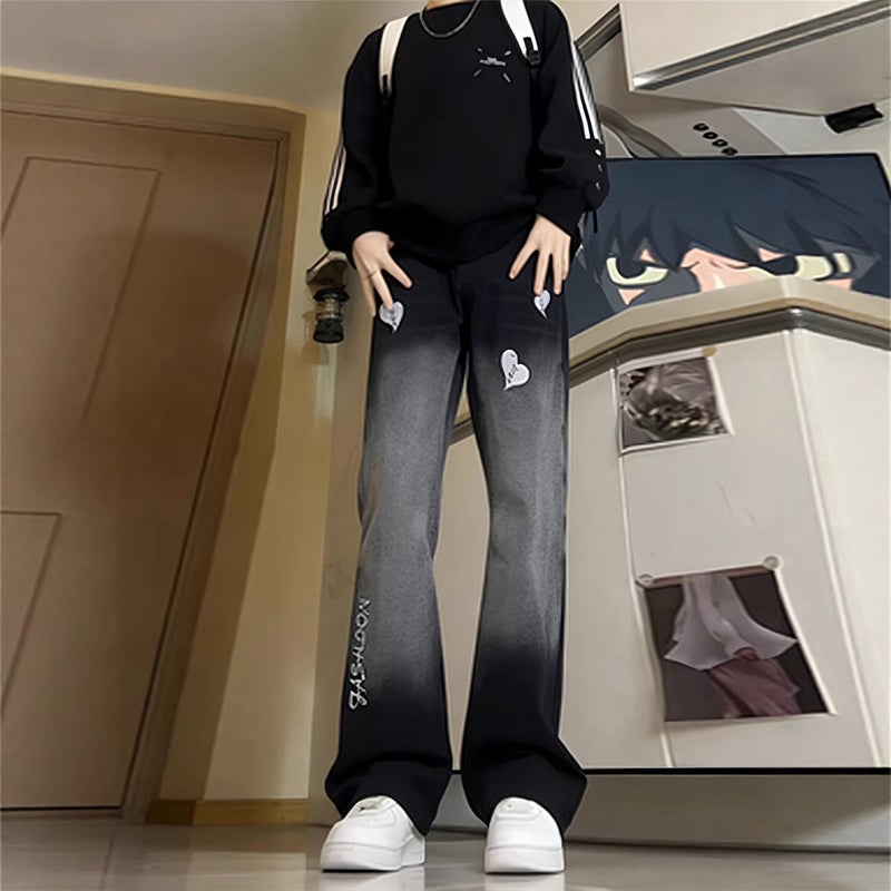 Unisex Classic Denim Jeans Loose Fit Daily Outdoor Wear - Image 5