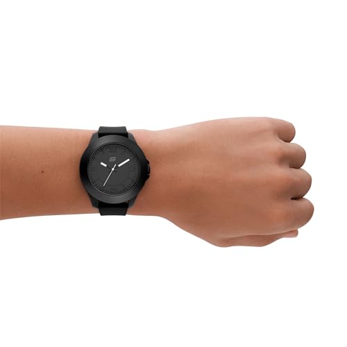 Skechers Men's Rosencrans Quartz Three-Hand Watch, Color: Black (Model: SR5008) - Image 3