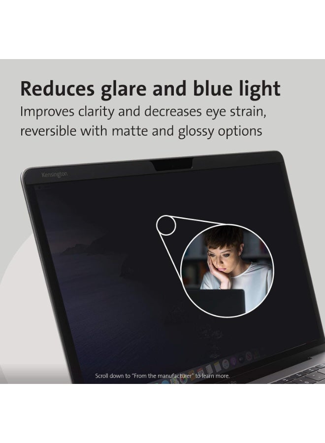 Kensington MP13 Magnetic Macbook Pro Privacy Screen for 13 inch (2016-2022, M1, M2)/ Macbook Air 13 inch (2018-2021, M1), Removable Laptop Privacy Filter, Macbook Mac Screen Protector, K64490WW - Image 5
