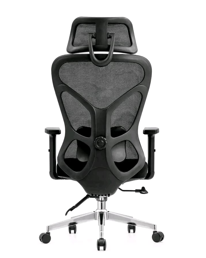 Multiwood Modern Ergonomic Chair Built for Productivity with Cooling Support, Soft Seating and Adjustable Movement – Black - Image 3