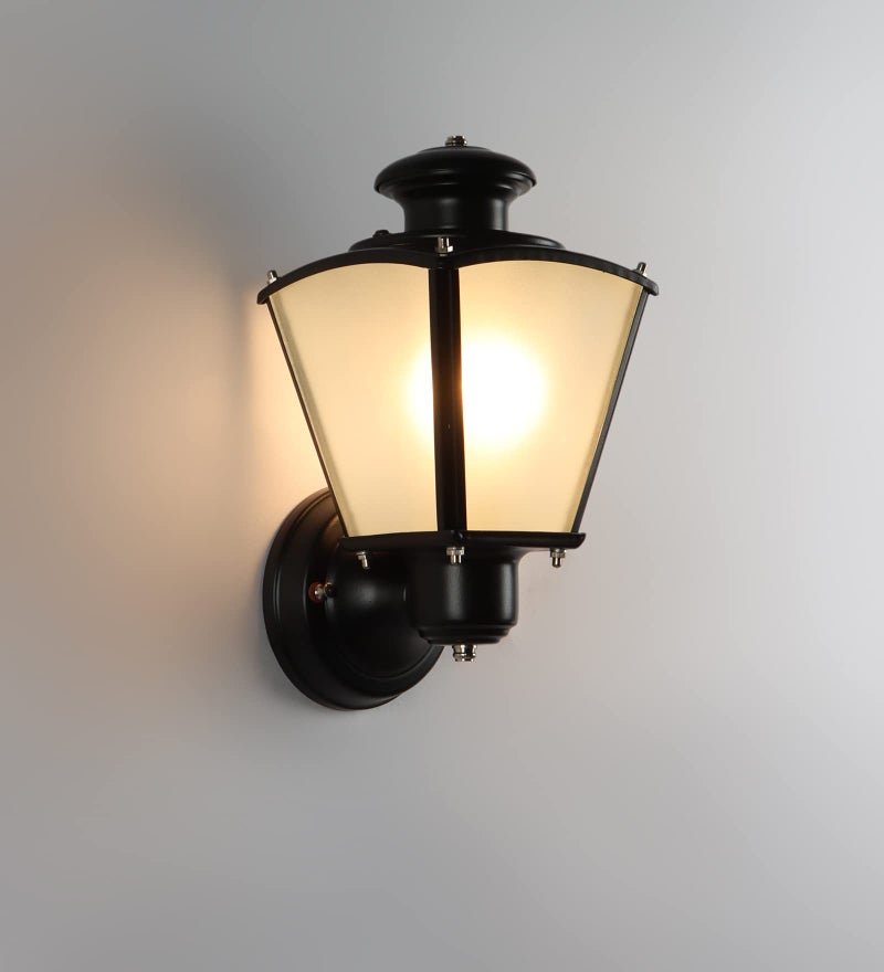 LIODOR Metal&frosted glass Waterproof Outdoor Lighting Exterior Wall Light Traditional For Staircase,Terrace Walls,Terrace Gardens,Boundary Walls,Stilt Parking (2) - Image 3