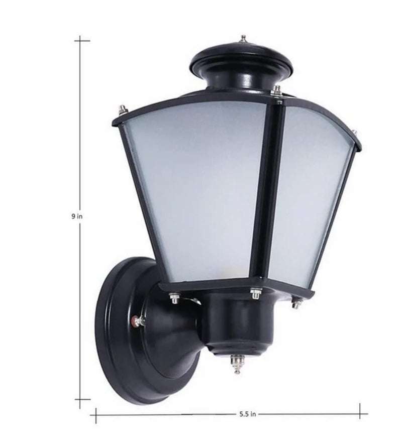 LIODOR Metal&frosted glass Waterproof Outdoor Lighting Exterior Wall Light Traditional For Staircase,Terrace Walls,Terrace Gardens,Boundary Walls,Stilt Parking (2) - Image 4