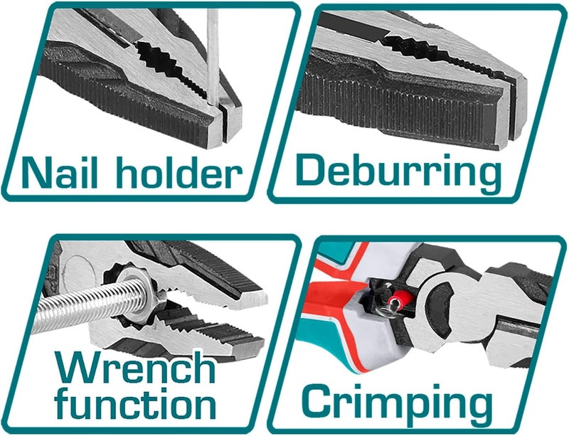 TOTAL High Leverage Combination Pliers - Image 3