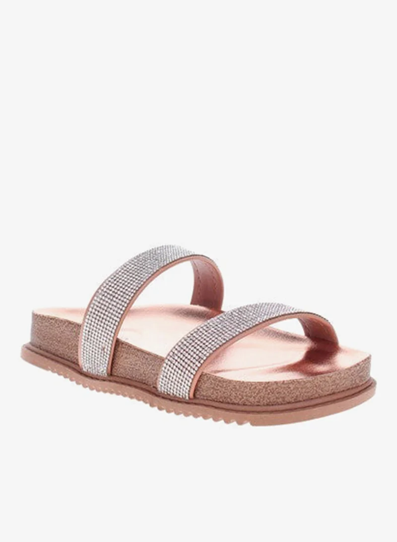 Beira Rio  Beira Rio Ladies Flat Sandals Nude | Made In Brazil for Women | Best Price UAE