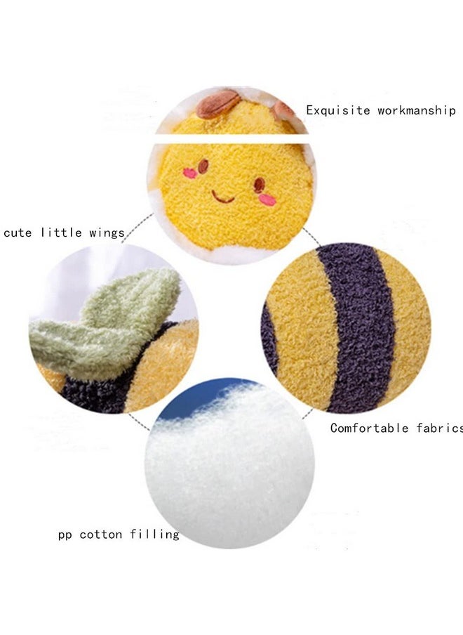 OUKEYI - 12 Inch Bee Plush Toy, Cuddly Bee Pillow ，Soft Honeybee Hugging Pillows Plush Doll Gift For Kids Birthday Party,Christmas,Valentine - Image 1
