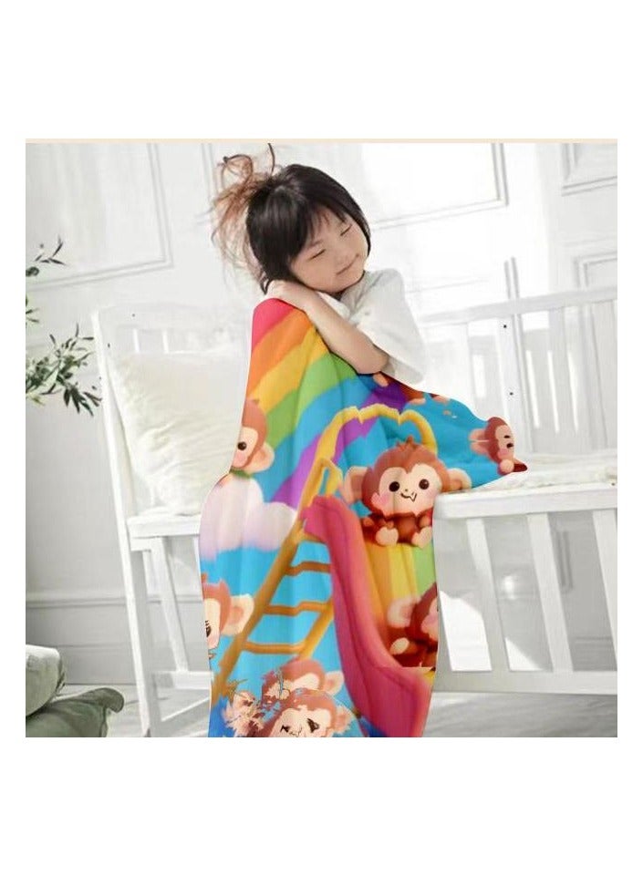 general Flannel thin blanket (warm and comfortable, suitable for sleep, gaming, dust removal and sandproof) 150cm*200cm - 276 - Image 3