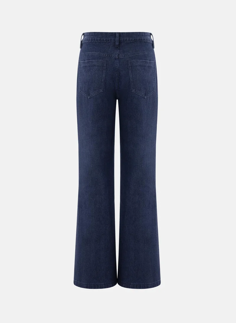 Lichi Flared mid-rise jeans