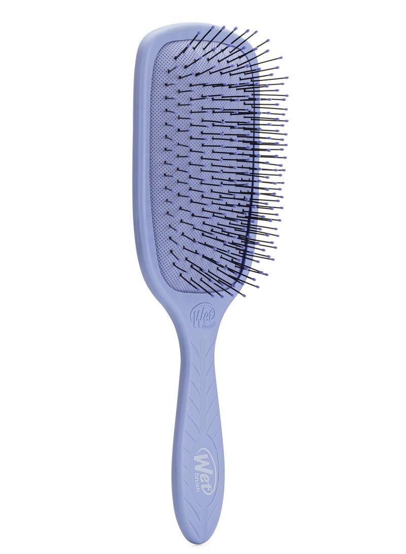 Wet Brush Go Green Paddle Detangler – Lavender | Eco-Friendly Design | Large Surface for Thick, Curly & Long Hair | IntelliFlex Bristles for Gentle, Pain-Free Detangling