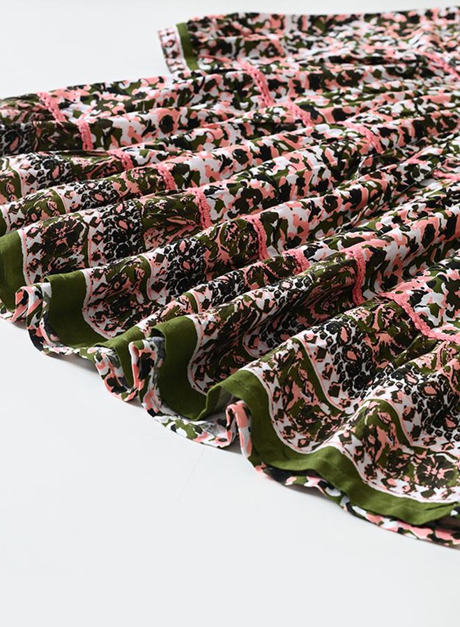 بيلا مودا فستان مورد بكشكش - Image 5