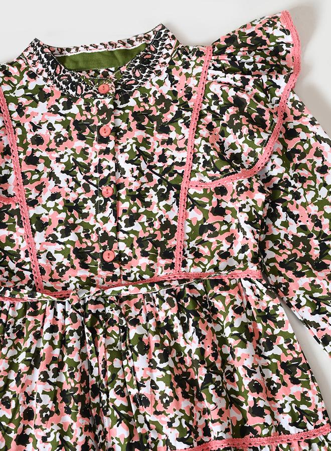 بيلا مودا فستان مورد بكشكش - Image 4