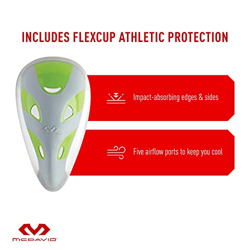 McDavid Sports Youth and Adult Support & Compression Performance Boxer Shorts with Protective Flex Cup Football, Baseball, Martial Arts - Image 3