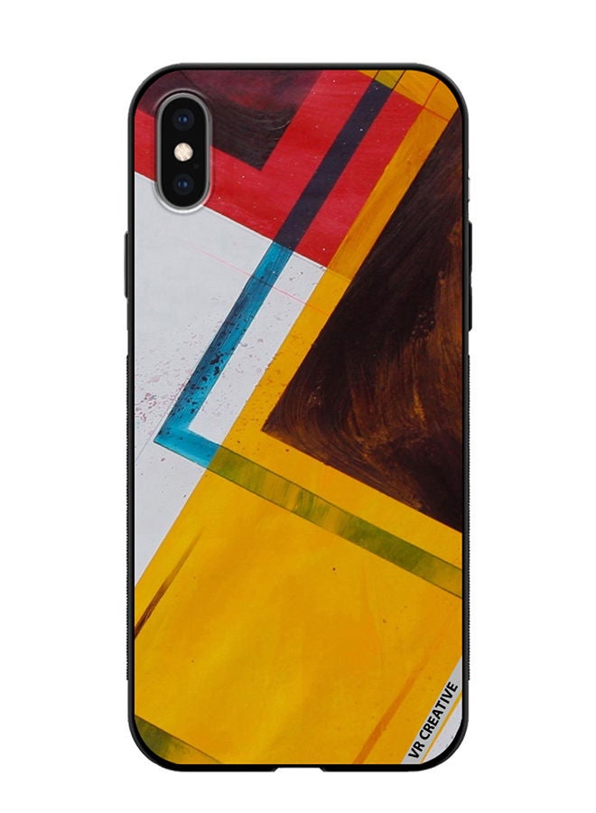 VR CREATIVE Protective Case Cover For Apple iPhone XS Max Abstract Design Multicolour - Image 1