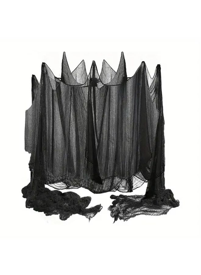 3 Pieces Halloween Gauze Fabric for Haunted House Decor Party Supplies Outdoor - Image 1
