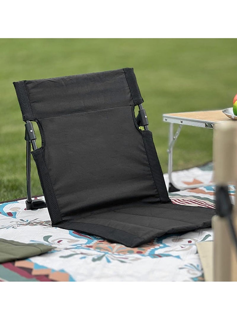 TRASSLE Beach Mat Lounge Chair, Ultra-Light Camping Folding Chair with Backrest,Outdoors Relaxing Chair with Carry Bag for Camping Beach Road Trips  - Image 2