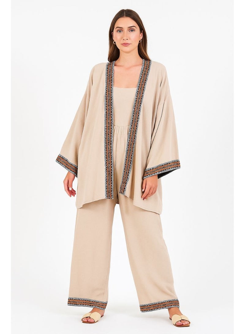 Women Plain suit with Etamin tape