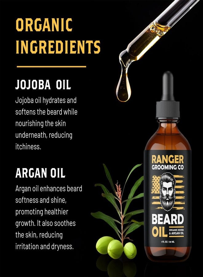 Leven Rose Beard Oil for Men and Beard Softener 100% Pure Natural for Bearded Men, Mustaches, and Moisturized Skin 1 oz by Ranger Grooming Co - Image 5