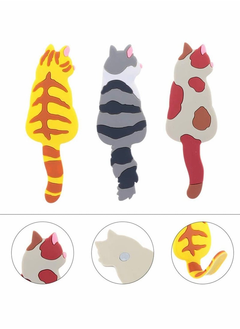 Decorative Magnet Cute Animal Magnetic Refrigerator Magnet Refrigerator Magnet Hook Refrigerator Office Classroom Kitchen 3 Pieces