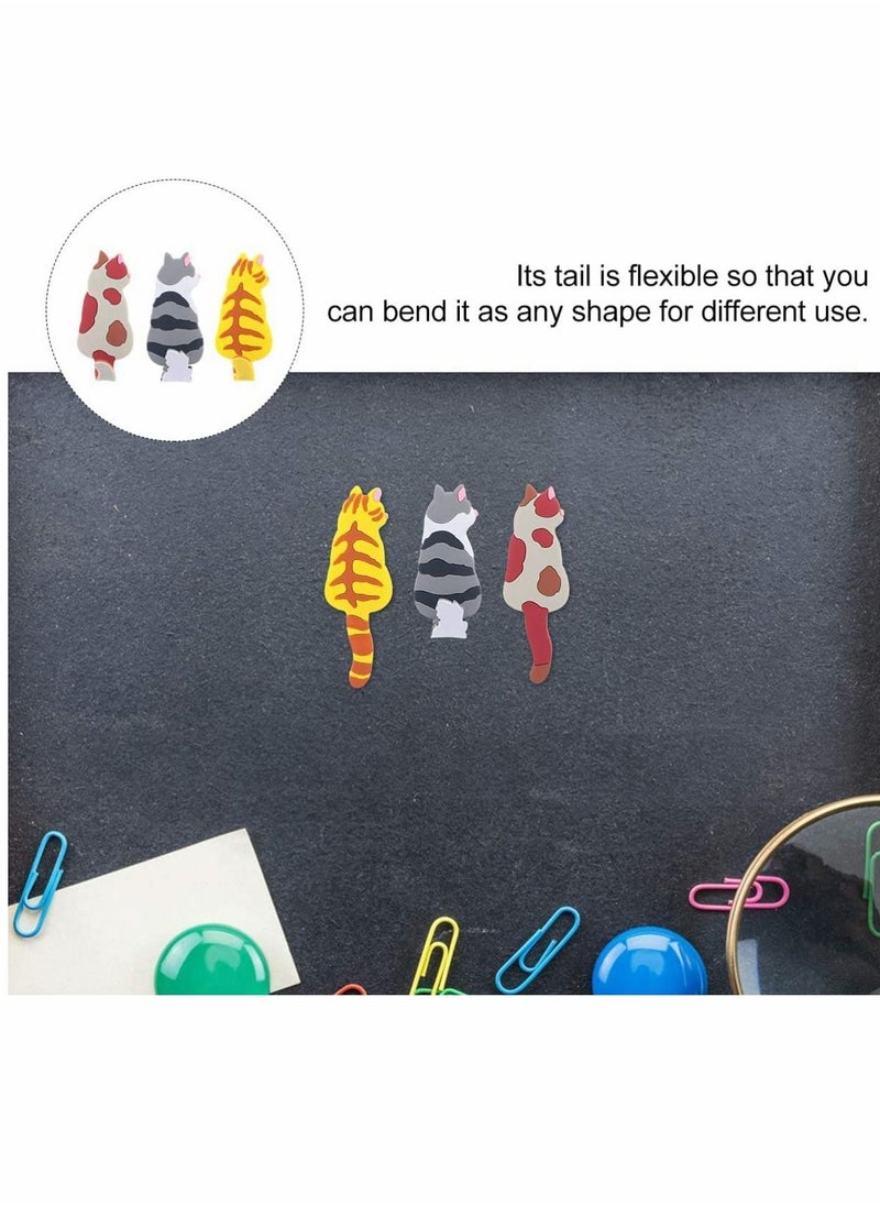 Decorative Magnet Cute Animal Magnetic Refrigerator Magnet Refrigerator Magnet Hook Refrigerator Office Classroom Kitchen 3 Pieces